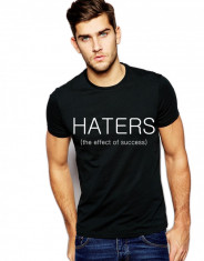 Tricou negru barbati - Haters foto
