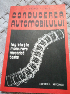 Conducerea automobilului-manevrare-mecanica-N.Bataga,L.Rus foto