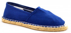 Espadrile barbatesti bleumarin, modele romane foto