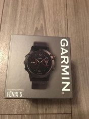 GARMIN Fenix 5 negru nou nefolosit SIGILAT foto