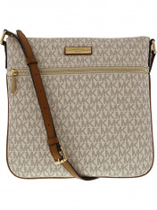 Geanta Michael Kors Dama Bedford Signature Flat Crossbody Cross Body Bag - Bej foto