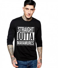 Bluza barbati neagra - Straight Outta Maramures foto