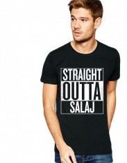 Tricou negru barbati - Straight Outta Salaj foto