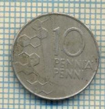 11771 MONEDA - FINLANDA - 10 PENNIA -ANUL 1991 -STAREA CARE SE VEDE, America Centrala si de Sud