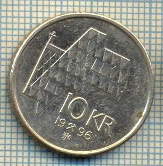 11779 MONEDA - NORVEGIA - 10 KRONER - ANUL 1996 -STAREA CARE SE VEDE foto