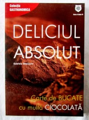 &quot;DELICIUL ABSOLUT. Carte de bucate cu multa CIOCOLATA&quot;, Gabriela Boerescu, 2013. Carte noua