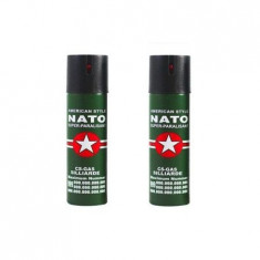 Set 2x Spray pentru autoaparare Nato, paralizant, 60 ml foto