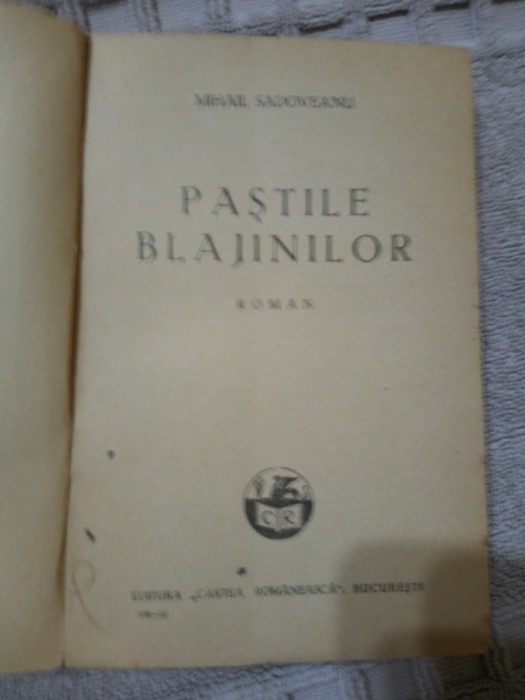 Pastile blajinilor (princeps)-Mihail Sadoveanu