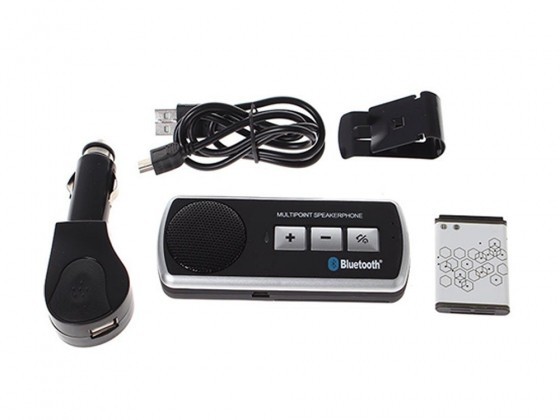 CAR KIT BLUETOOTH, HANDSFREE 12/24V/ CU ACUMULATOR REINCARCABILA: USB + FISA BRICHETA CAR KIT BLUETOOTH, HANDSFREE 12/24V/ CU ACUMULATOR REINCARCABILA: USB + FISA BRICHETA