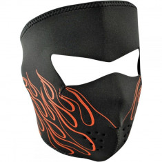 ZanHeadGear Masca Full Face Flames Orange foto