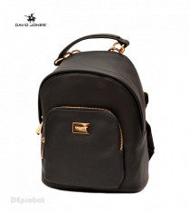 Geanta dama originala David Jones CM3340BLACK - Rucsac David Jones negru foto