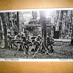 WW2-al 3lea Reich-Grup militari radiolocatie germani pe campul de lupta 1944.