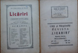 Revista Licariri , anul 1 , nr. 1 - 2 , 1927 , Craiova ; Director V. Turtureanu