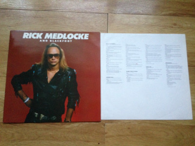 RICK MEDLOCKE AND BLACKFOOT - S/T (1987,ATLANTIC,GERMANY) vinil vinyl foto