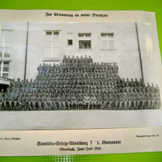 9923-ww2-Foto Kabinet militara mare-3 lea Reich 1942- militari sanitari germani.