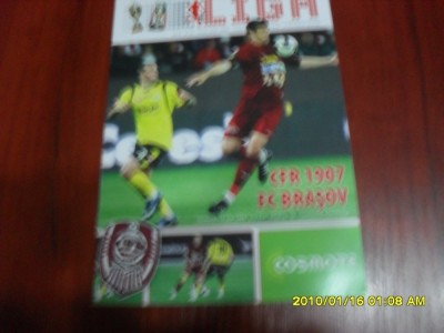 program CFR Cluj - FC Brasov foto