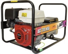 Generator de curent cu benzina AGT 7701 HSB 6100W, motor Honda 389cm?? foto