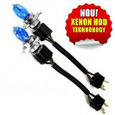 Set becuri XENON HOD, H4, (55/60W -&amp;gt; 90/100W) foto