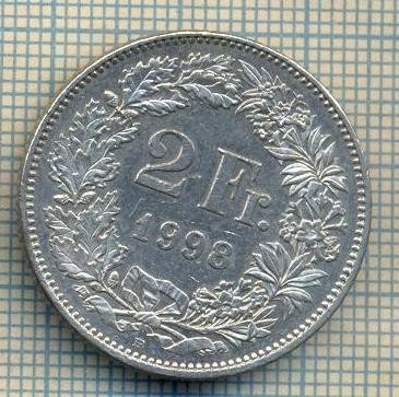 11803 MONEDA - ELVETIA - 2 FRANCS - ANUL 1998 -STAREA CARE SE VEDE foto