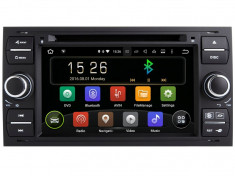 Navigatie GPS Auto Audio Video cu DVD si Touchscreen HD 7 Inch, Android, Wi-Fi, Ford Focus 2005-2007 + Cadou Card GPS 8Gb foto