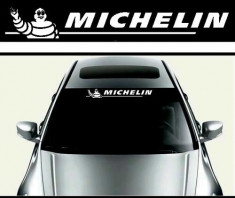 Sticker parasolar auto MICHELIN (126 x 16cm) foto