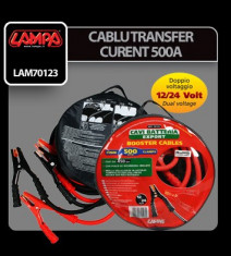 Cablu transfer curent 450 cm 12/24V 500A - Camioane - IC1008 foto