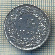 11805 MONEDA - ELVETIA - 1 FRANC - ANUL 1969 -STAREA CARE SE VEDE