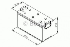 Baterie auto, acumulator Bosch T30 480, 155 Ah - IC77728 foto