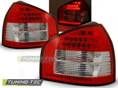 Stopuri rosu-alb cu led pentru Audi A3 1996.08-2000.08 Tuning - Tec - VTT-LDAU41 foto