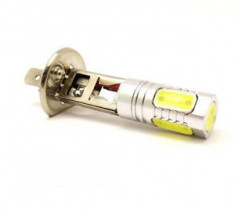 Bec H1, LED COB, 12V (proiectoare) foto