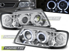 Faruri Angel Eyes pentru Audi A3 08.1996-08.2000 Tuning - Tec - VTT-LPAU06 foto