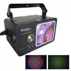 LASER COLOR MOON DMX ROSU/VERDE 162 LED 140MW foto