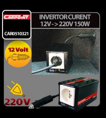 Invertor curent de la 12V la 220V 150W Carpoint - CRD-CAR0510321 foto