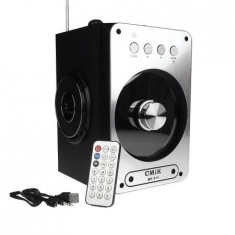 Boxa Bluetooth Portabila Karaoke Radio FM, TF, MP3, USB foto