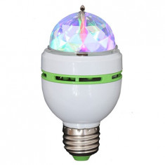 BEC E27 CU LED-URI RGB 1WX3 CAP ROTATIV foto