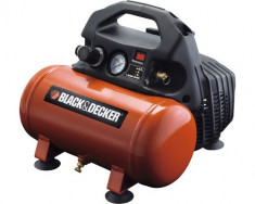 Compresor aer comprimat Black&amp;amp;Decker 55/6 6l 8 bari, fara ulei foto