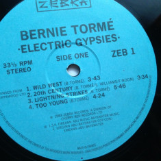 BERNIE TORME ( GILLAN , Ozzy Osbourne ) - ELECTRIC GYPSIES (1983,ZEBRA,FRANCE)