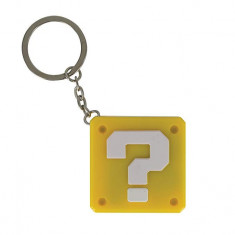 Nintendo Super Mario Question Block Keyring Light /Merchandise foto