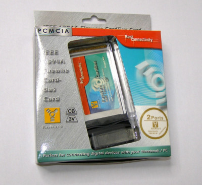 2 port Firewire PCMCIA Cardbus adaptor(1111) foto