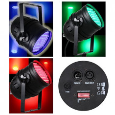 LED PAR 64 DMX 10MM X 177 LED-URI foto