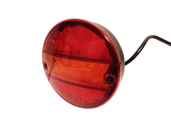 LAMPA STOP ROTUNDA CU SEMNALIZARE / INDEX "BANDA" CU 29 LEDURI (PLAT) LAMPA STOP ROTUNDA CU SEMNALIZARE / INDEX "BANDA" CU 29 LEDURI (PLAT)