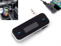 Modulator FM cu CarKit pentru iPhone si alte telefoane (V2) foto