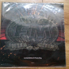FM - BAD LUCK (4 TRACKURI,1989,EPIC,UK) + POSTER vinil vinyl LP