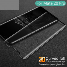 Folie sticla securizata curbata / Full size 3D Huawei Mate 20 Pro foto