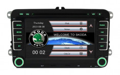 Sistem Navigatie Audio Video cu DVD Skoda Octavia 2004+ + Cadou Card GPS 8Gb foto