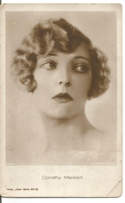 (B) carte postala-ACTORI-Dorothy Makaill foto