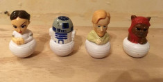 lot 4 figurine tip hopa-mitica, personaje Star Wars, Lucasfilm ltd, 4cm foto