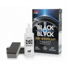 Soft99 Black Black Solutie Intretinere Anvelope 110ML 02082 foto