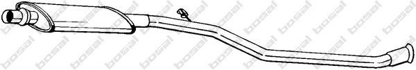 Toba esapamet intermediara Peugeot Ranch (5) 1.1 1.4 1.8 BOSAL - 283-389 Toba esapamet intermediara Peugeot Ranch (5) 1.1 1.4 1.8 BOSAL - 283-389