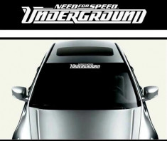 Sticker parasolar auto UNDERGROUND (126 x 16cm) foto